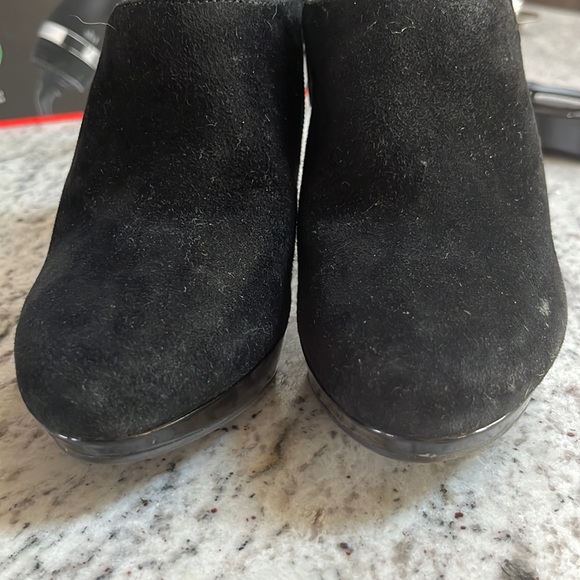 Bootie platform with suede and patten leather - Picture 8 of 8